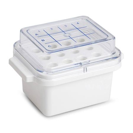 GLOBE SCIENTIFIC Mini Cooler, Quick Freeze, 12-Place 454030